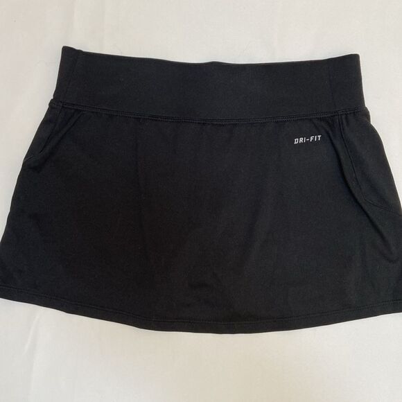 Nike Black Skirt with Pink Logo - Picture 7 of 8